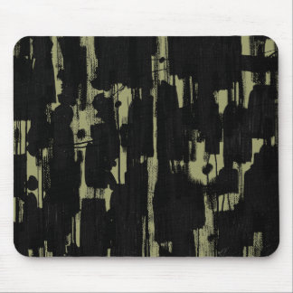 Abstract in Black - Khaki Mouse Pad