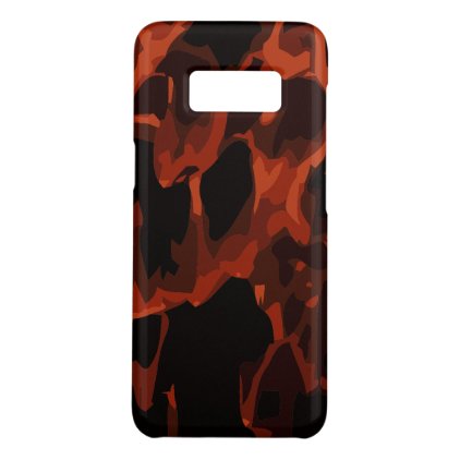 Abstract in red and black Case-Mate samsung galaxy s8 case