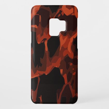 Abstract in red and black Case-Mate samsung galaxy s9 case