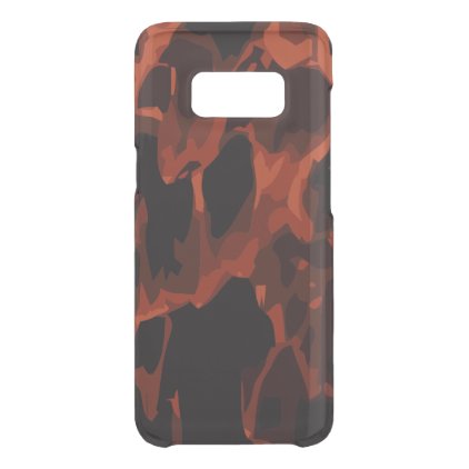 Abstract in red and black uncommon samsung galaxy s8 case