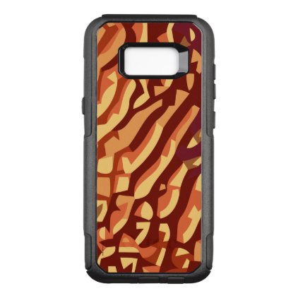 Abstract in shades of red OtterBox commuter samsung galaxy s8+ case