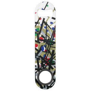 Abstract in Tape & Letterforms 1 Bar Key