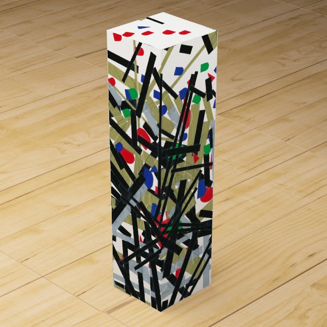 Abstract in Tape & Letterforms 1 Wine Box (Front)