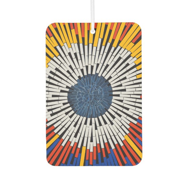 Abstract in Tape—Starburst Air Freshener (Front)