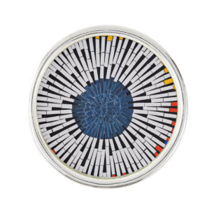 Abstract in Tape—Starburst Lapel Pin