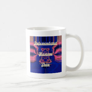Abstract Independence Day Celebration Art Coffee Mug