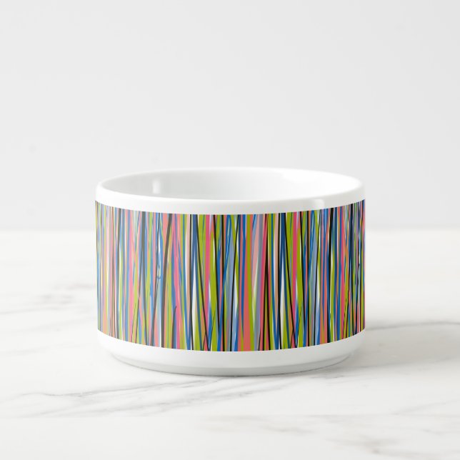 Abstract Indian Boho Line Pattern    Bowl (Center)