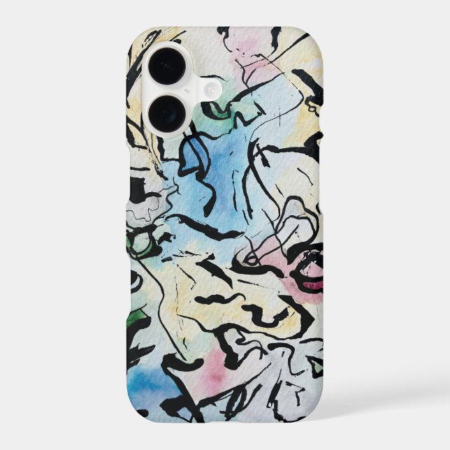 Abstract Ink Case-Mate iPhone Case (Back)
