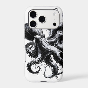 Abstract Ink Fluid Octopus Kraken iPhone 17 Pro Case