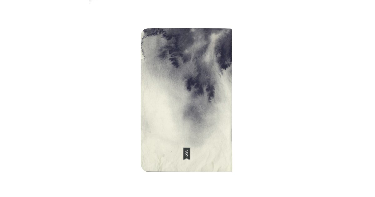 Abstract ink painting on grunge paper texture. journal | Zazzle