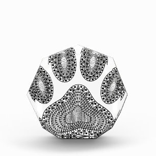 Abstract Ink Paw Print Award