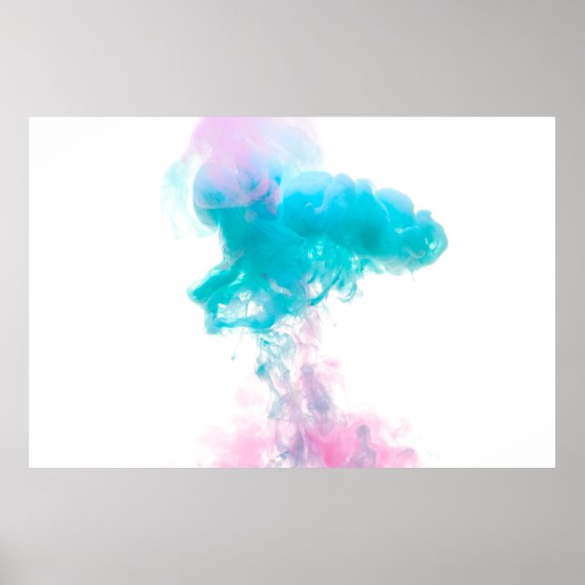 Abstract ink water colors poster (Front)