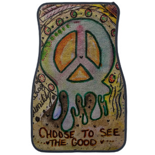 Abstract Inner Peace Car Floormat