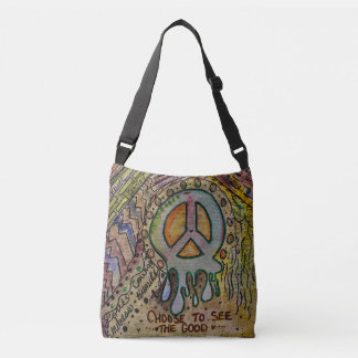 Abstract Inner Peace Crossbody Bag