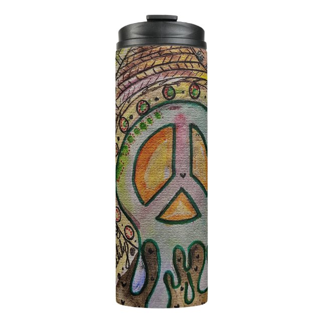 Abstract Inner Peace Tumbler (Front)