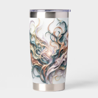 Abstract Insulated Tumbler