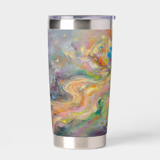 Abstract Insulated Tumbler