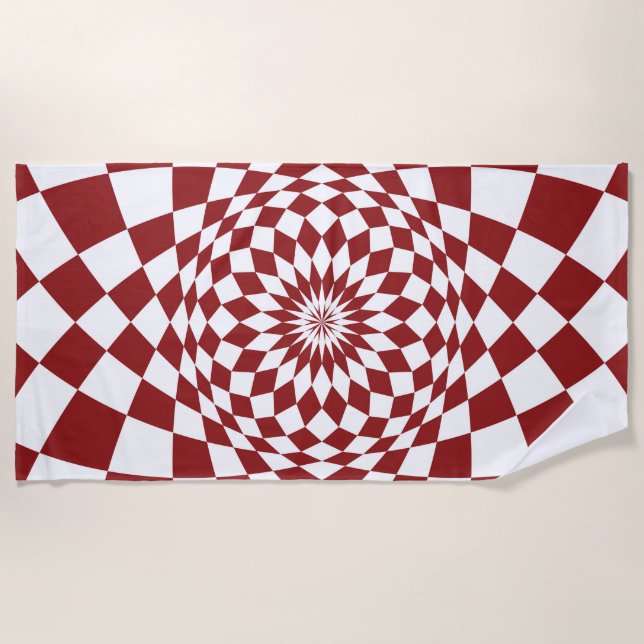 Abstract Interior Design Beach Towel (Front)