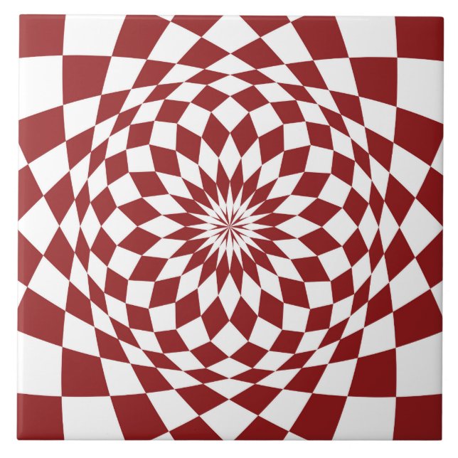 Abstract Interior Design Ceramic Tile (Front)