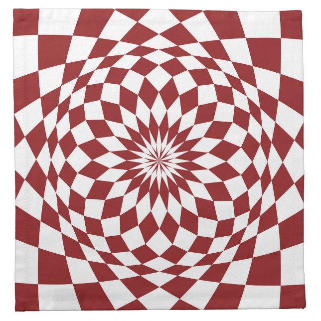 Abstract Interior Design Cloth Napkin (Front)