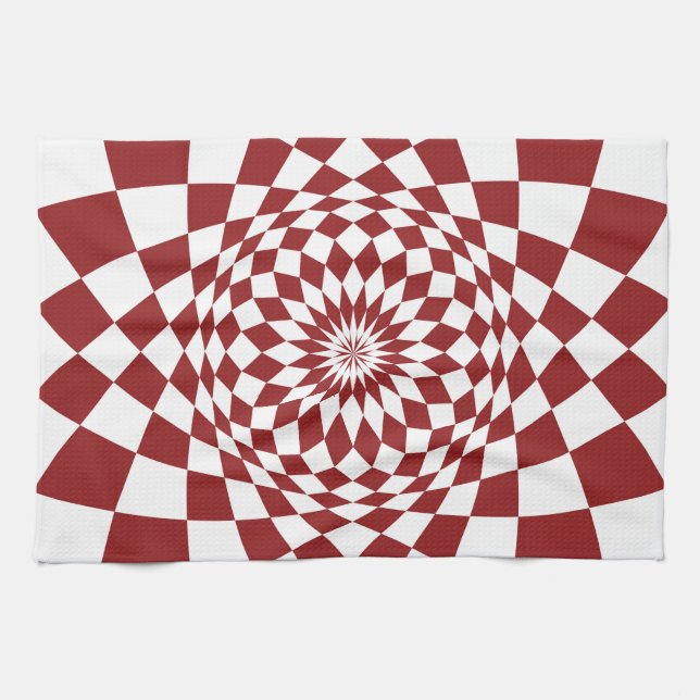 Abstract Interior Design Kitchen Towel (Horizontal)