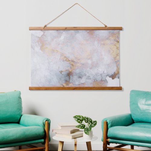 Abstract Iridescent Copper Watercolor Hanging Tapestry
