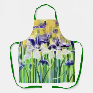Abstract Iris Apron