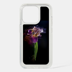 Abstract Iris Flower – Elegant Floral Art iPhone 15 Pro Case