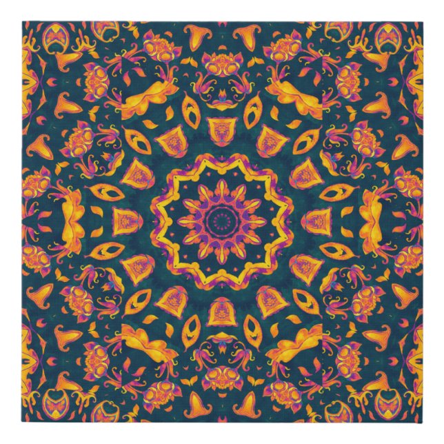 Abstract islamic pattern, arabian style. Seamless  Faux Canvas Print (Front)