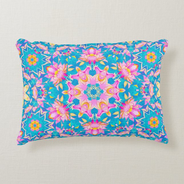 Abstract islamic pattern in arabian style. Seamles Accent Pillow (Front)