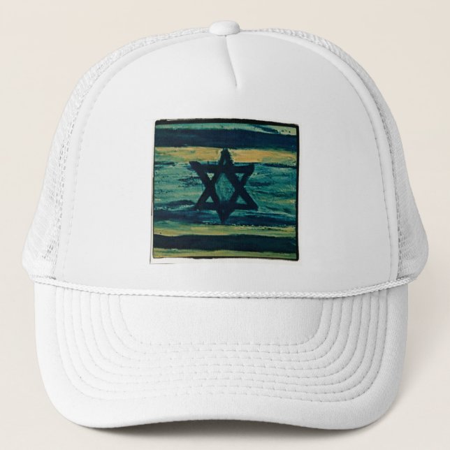 ABSTRACT ISRAEL ORIGINAL TRUCKER HAT (Front)
