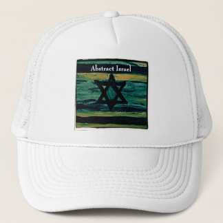 ABSTRACT ISRAEL TRUCKER HAT