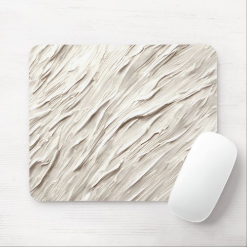 Abstract Ivory Texture Mouse Pad