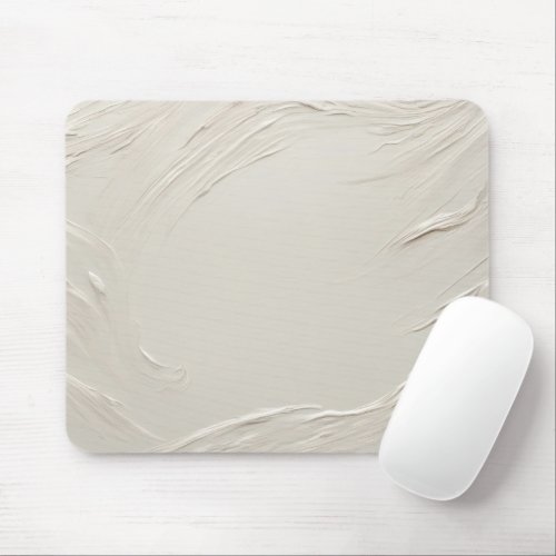 Abstract Ivory Texture Mouse Pad