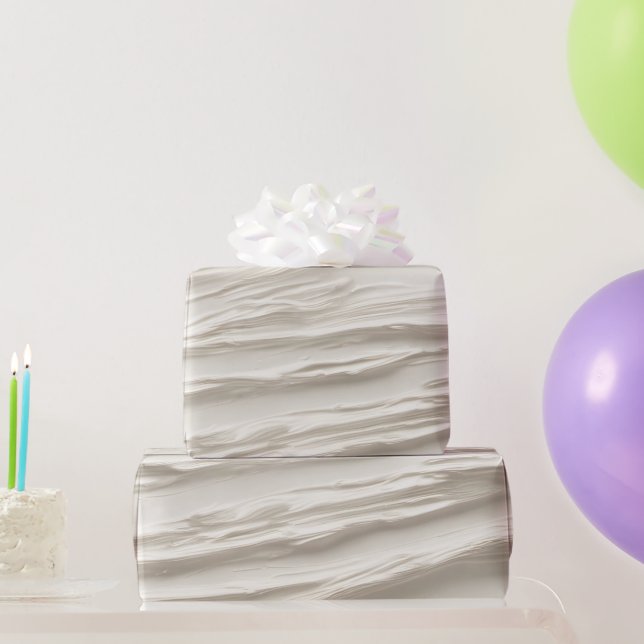 Abstract Ivory Texture Wrapping Paper (Party Gifts)