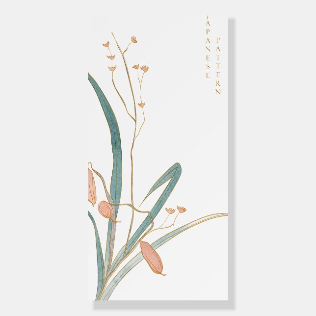 Abstract Japanese design Foam Board (Front)