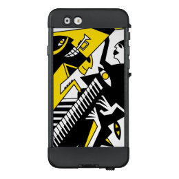Abstract Jazz Art, Black Mobile Case