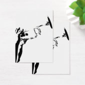 Abstract Jazz Trumpet Bookmark (Desk)