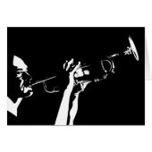 Abstract Jazz Trumpet Player (Front Horizontal)