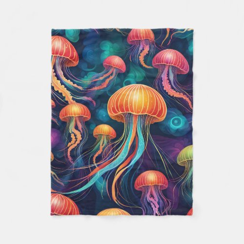 ABSTRACT JELLYFISH BLANKET