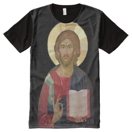 Abstract Jesus All-Over-Print Shirt