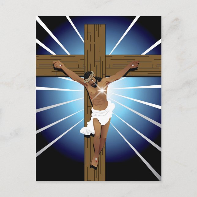 Abstract Jesus Christ Postcard (Front)