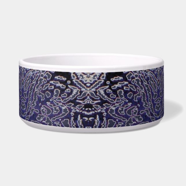 Abstract Jungle-Blue  Bowl (Front)