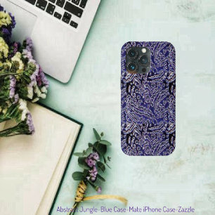 Abstract Jungle-Blue iPhone 13 Pro Case
