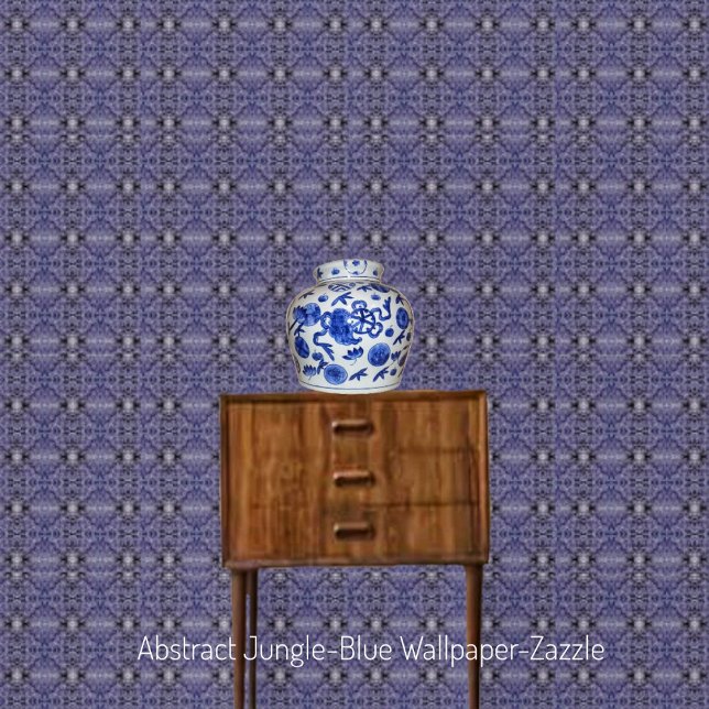 Abstract Jungle-Blue   Wallpaper (Creator Uploaded)