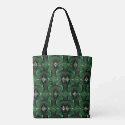 Abstract Jungle Leaf Fan Design 2 Tote Bag
