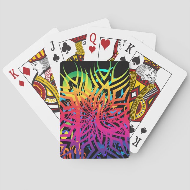 Abstract Jungle Poker Cards (Back)