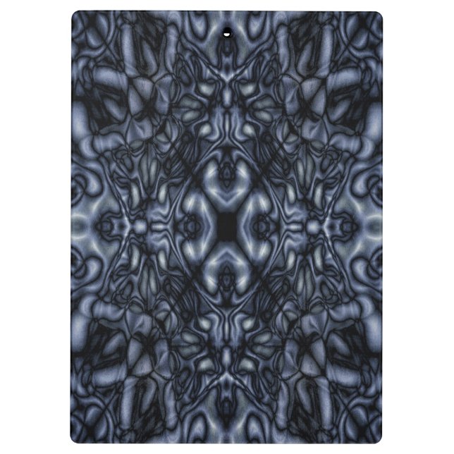 Abstract kaleidoscope figures pattern clipboard (Back)