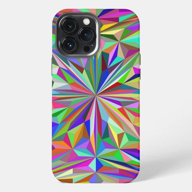 Abstract kaleidoscope iphone case (Back)