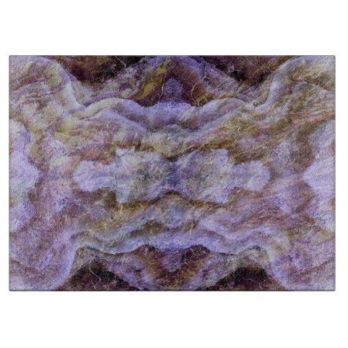 Abstract Kaleidoscope Mineral Amethyst Cutting Board